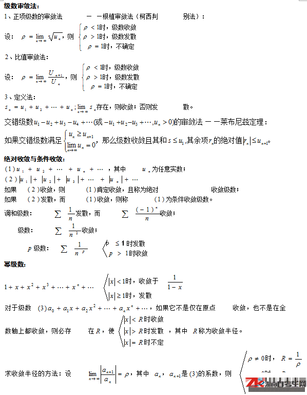 2019年成人高考專升本（高數(shù)）考點精選1